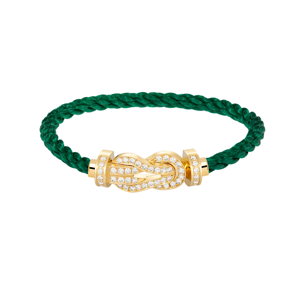 [Mystic]CHANCE LARGE 8 FIGURE BUCKLE FULLDIAMOND BRACELET GOLD