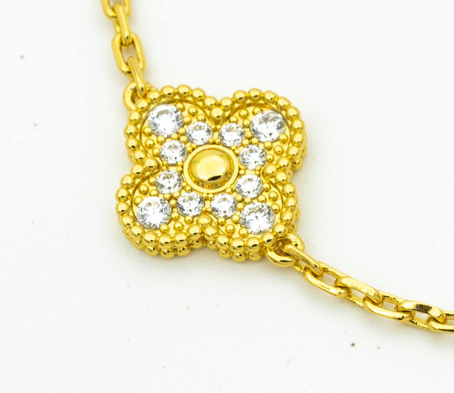[Mystic] CLOVER 5 MOTIF LASER BRACELET COLLECTION
