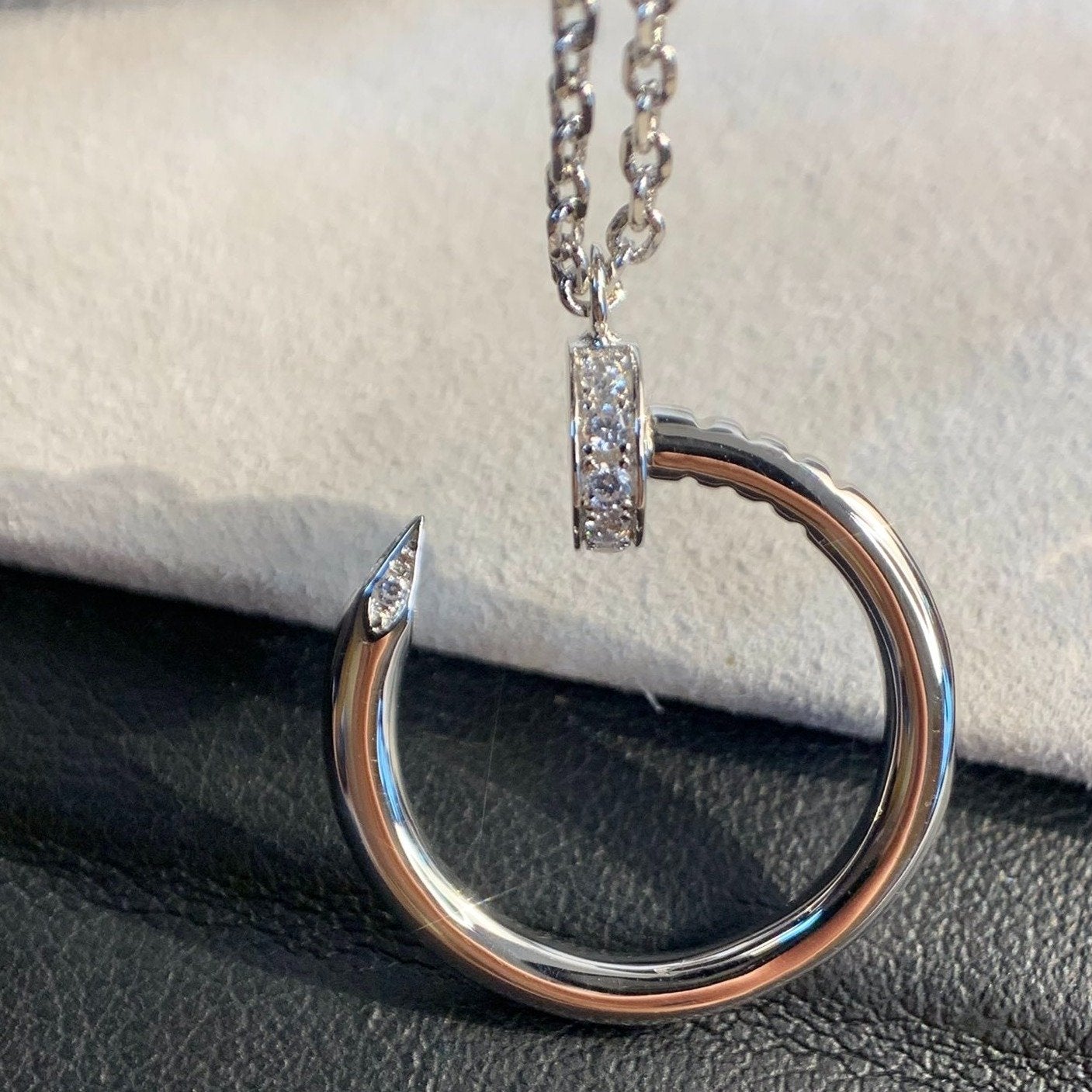 [Mystic]JUSTE NECKLACE SILVER