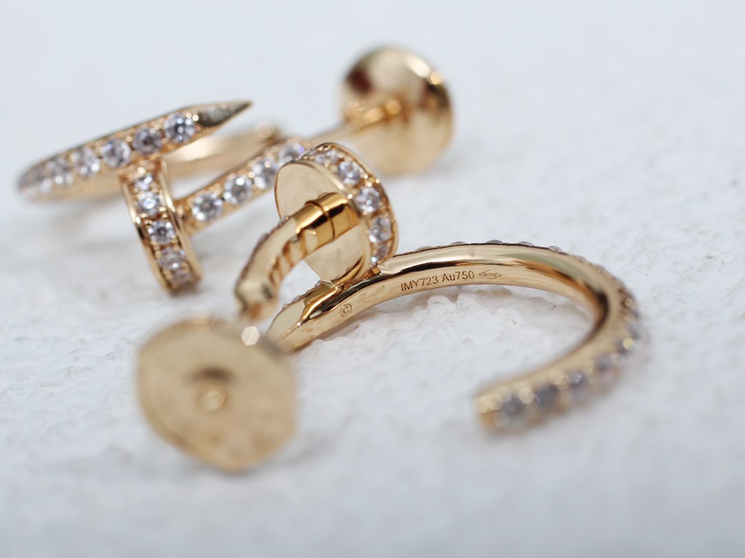 [Mystic]JUSTE EARRINGS 12.75MM PINK GOLD DIAMOND