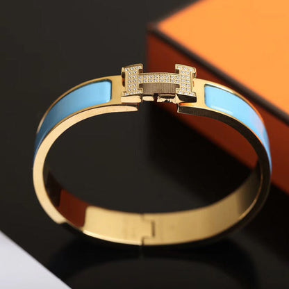 [Mystic]H CLOUD BLUE BRACELET GOLD DIAMOND