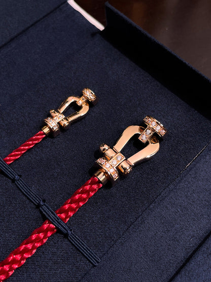 [Mystic]FORCE 10 HALF DIAMOND PINK GOLD RED CORDERI LARGE AND MEDIUM MODEL