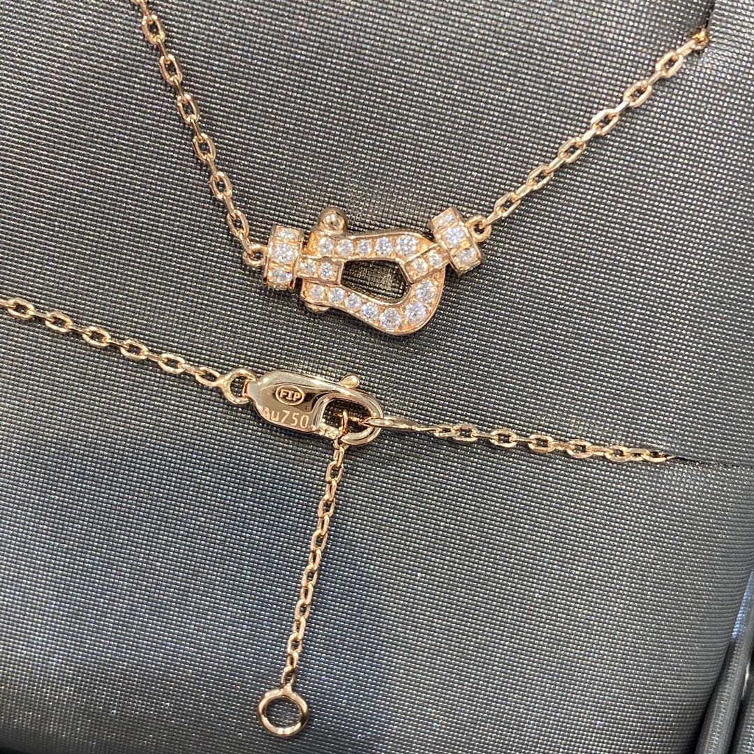 [Mystic]FORCE 10 DIAMOND PINK GOLD NECKLACE MINI MODEL