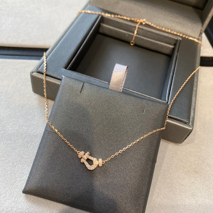 [Mystic]FORCE 10 DIAMOND PINK GOLD NECKLACE MINI MODEL