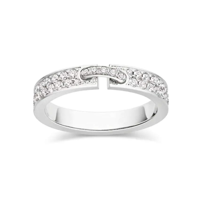 [Mystic]ALLIANCE LIENS VIDENCE PAVED DIAMOND 4MM RING