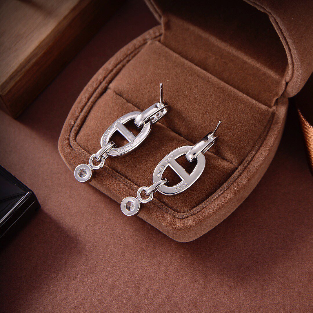 [Mystic]HM CHAINE DIAMOND EARRINGS