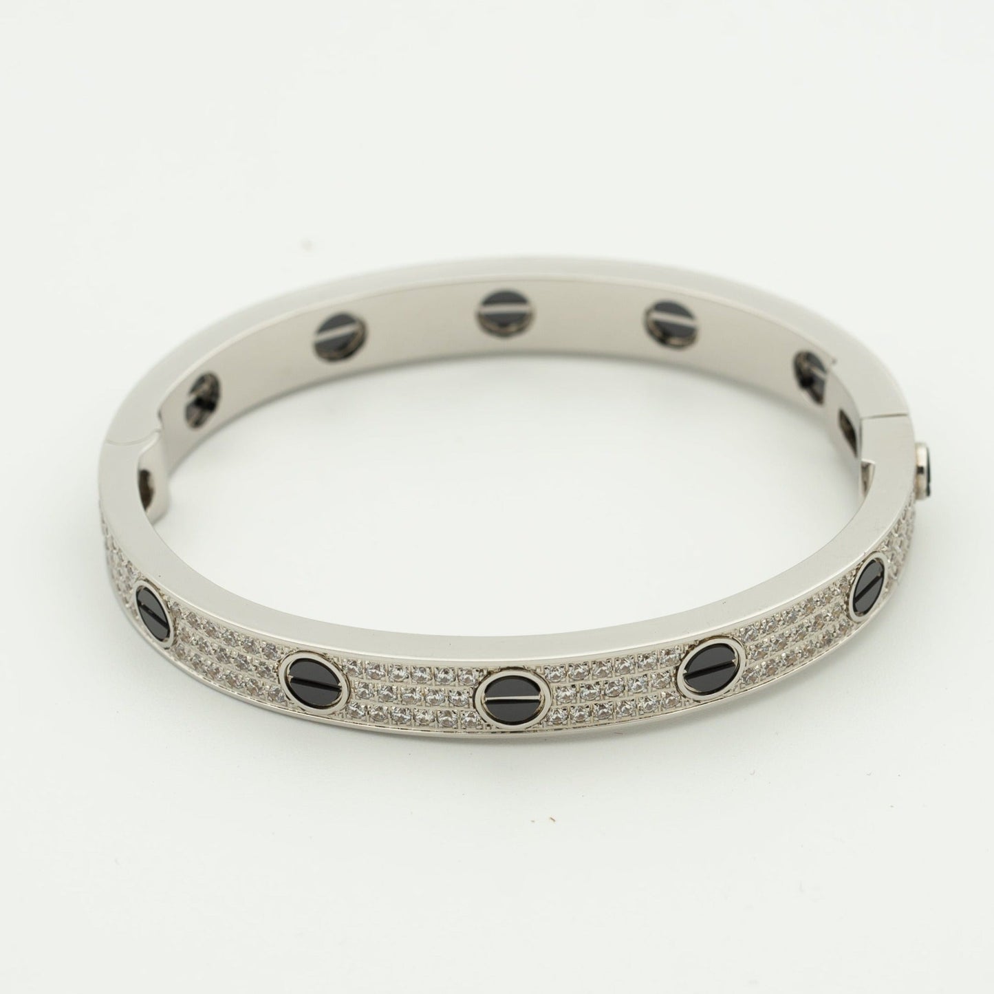[Mystic]LOVE BRACELET 6.1MM DIAMOND-PAVED CERAMIC