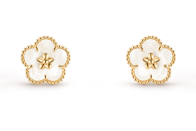 [Mystic]LUCKY  WHITE MOP EARRINGS