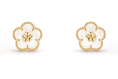 [Mystic]LUCKY  WHITE MOP EARRINGS