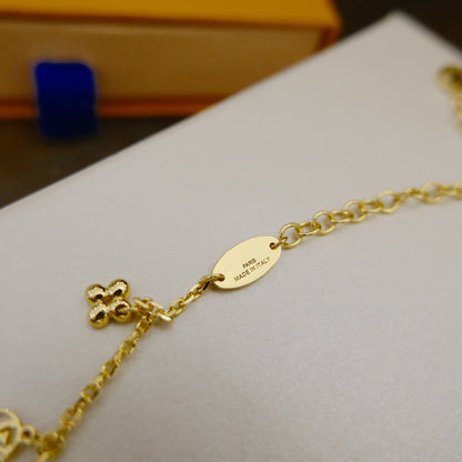[Mystic]BLOOMING SUPPLE NECKLACE BRASS