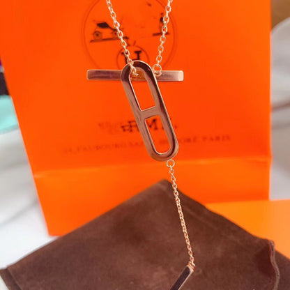 [Mystic]HM NECKLACE PLATINUM ROSE GOLD DIAMOND