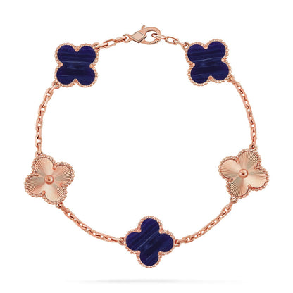 [Mystic]CLOVER 5 MOTIF PURPLE STRIPES BRACELET COLLECTION