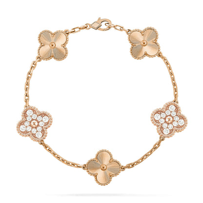 [Mystic] CLOVER 5 MOTIF LASER BRACELET COLLECTION