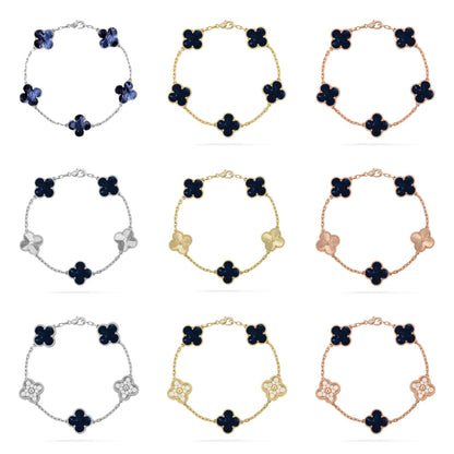 [Mystic]CLOVER 5 MOTIF PIETERSITE BRACELET COLLECTION